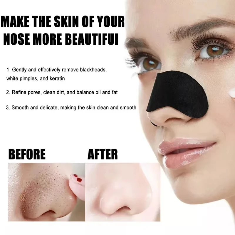 Blackhead Removal Nose Strips, - Charcoal Pore Strip 评论和价格