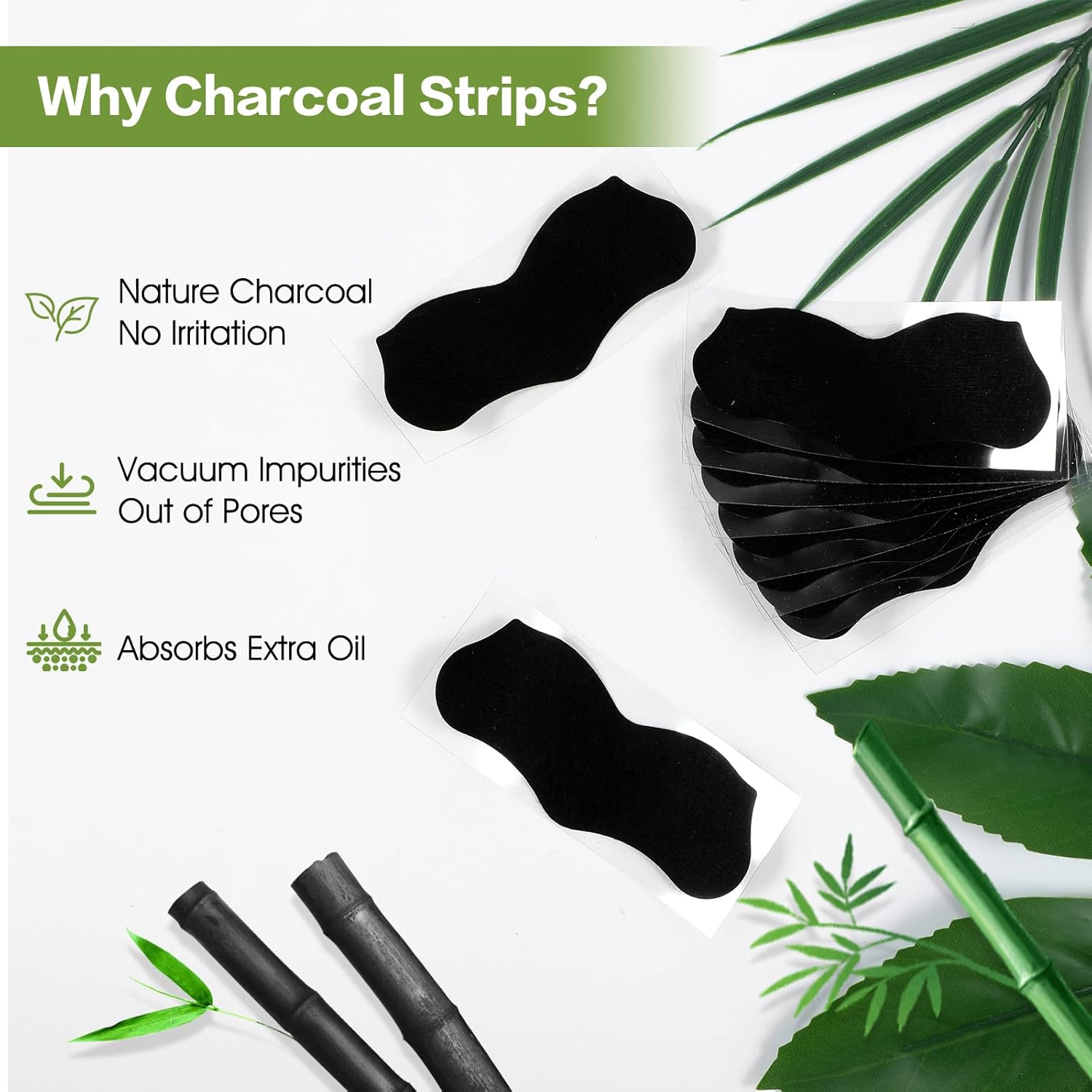 15 Pcs Bamboo Charcoal Blackhe - Charcoal Pore Strip 评论和价格