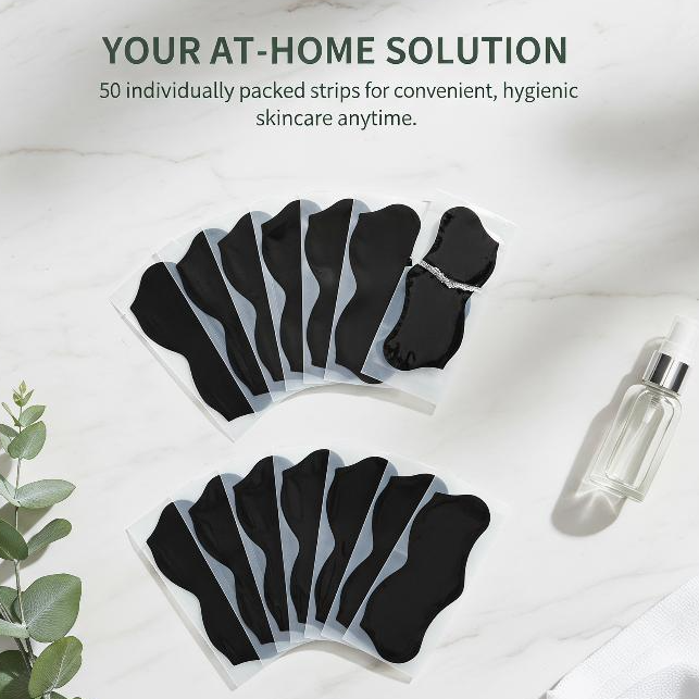 50Pcs Nose Blackhead Remover M - Charcoal Pore Strip 评论和价格