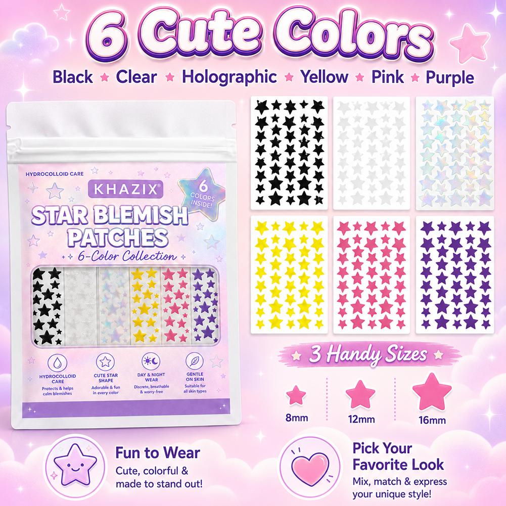 Seven-Color Star Pimple Patche - Skincare Acne 评论和价格