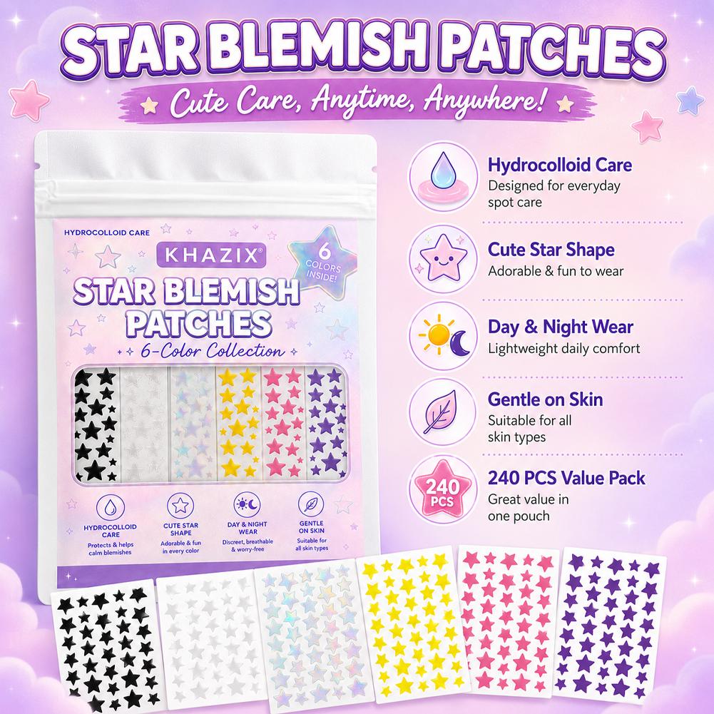 Seven-Color Star Pimple Patche - Skincare Acne 评论和价格