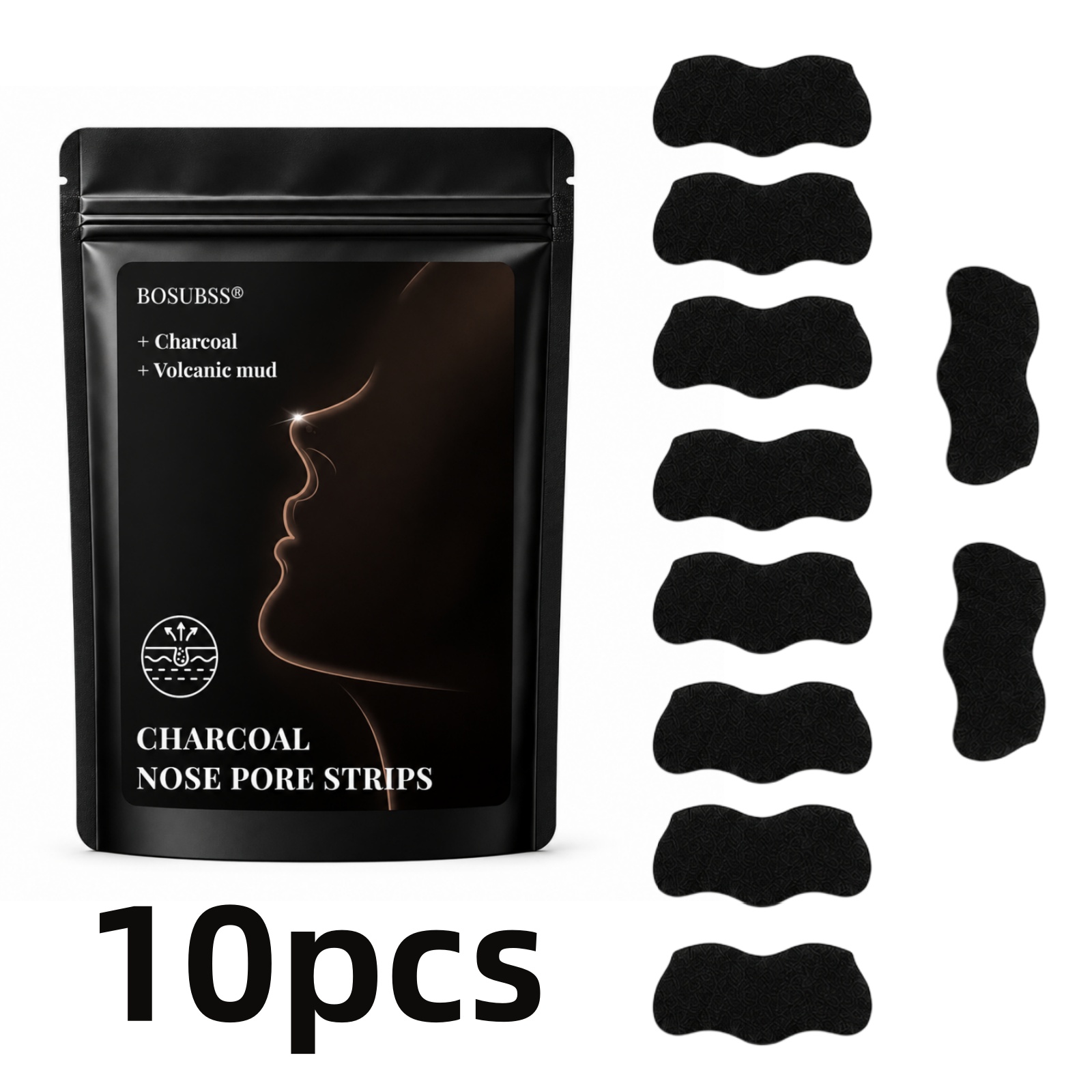 10 Pcs Charcoal Nose Care Stri - Charcoal Pore Strip 评论和价格
