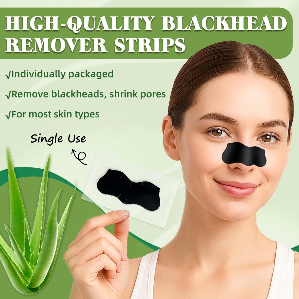 15 Pack Blackhead Remover Nose - Charcoal Pore Strip 评论和价格