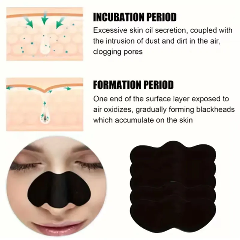10/20/50Pcs Charcoal Blackhead - Charcoal Pore Strip 评论和价格