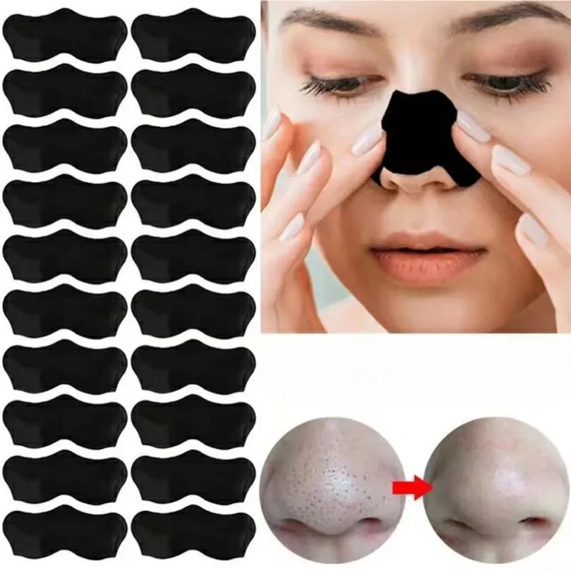 10/50/100Pcs Blackhead Remover - Charcoal Pore Strip 评论和价格